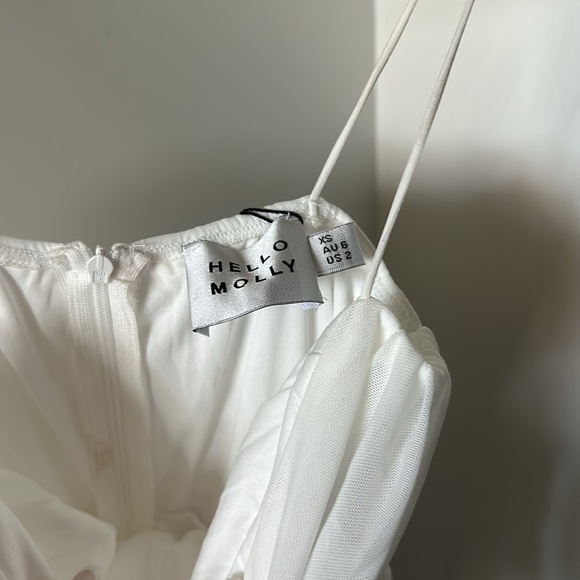 HELLO MOLLY dine and dash mini dress white - Picture 4 of 8